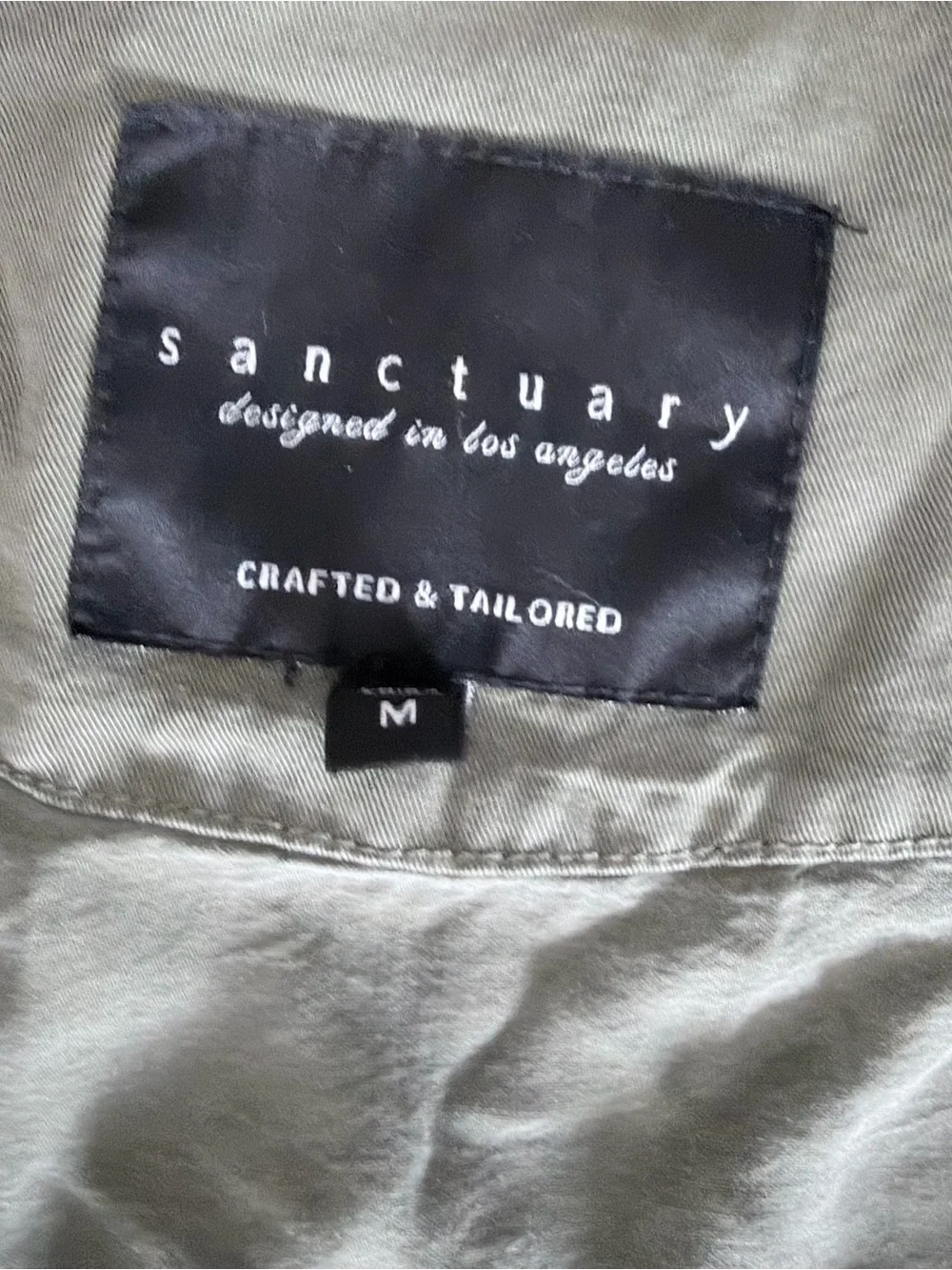Sanctuary Light Olive Utility Jacket - Women